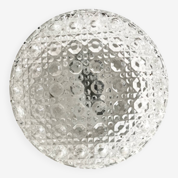 Round molded glass ceiling light ⌀ 19,5 cm