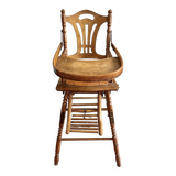 Chaise haute bébé ancienne