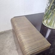 Art Deco coffee table in lacquer and brass
