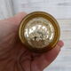 Old glass goblet mercurized eglomerized glass