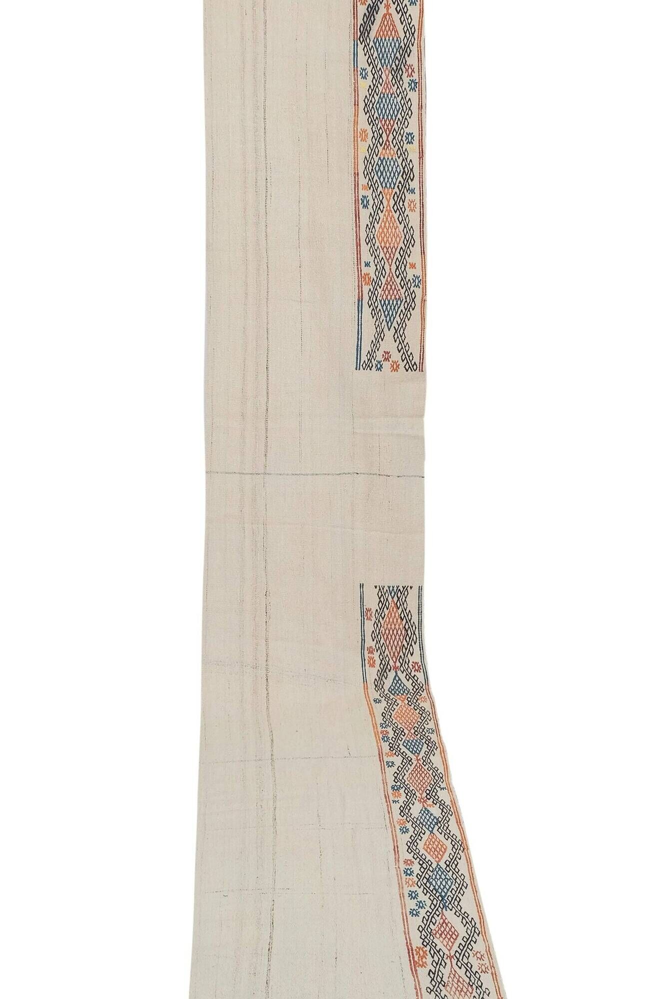 Vintage Turkish hallway rug 75x504 cm