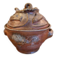 Soupière terre cuite emaillée