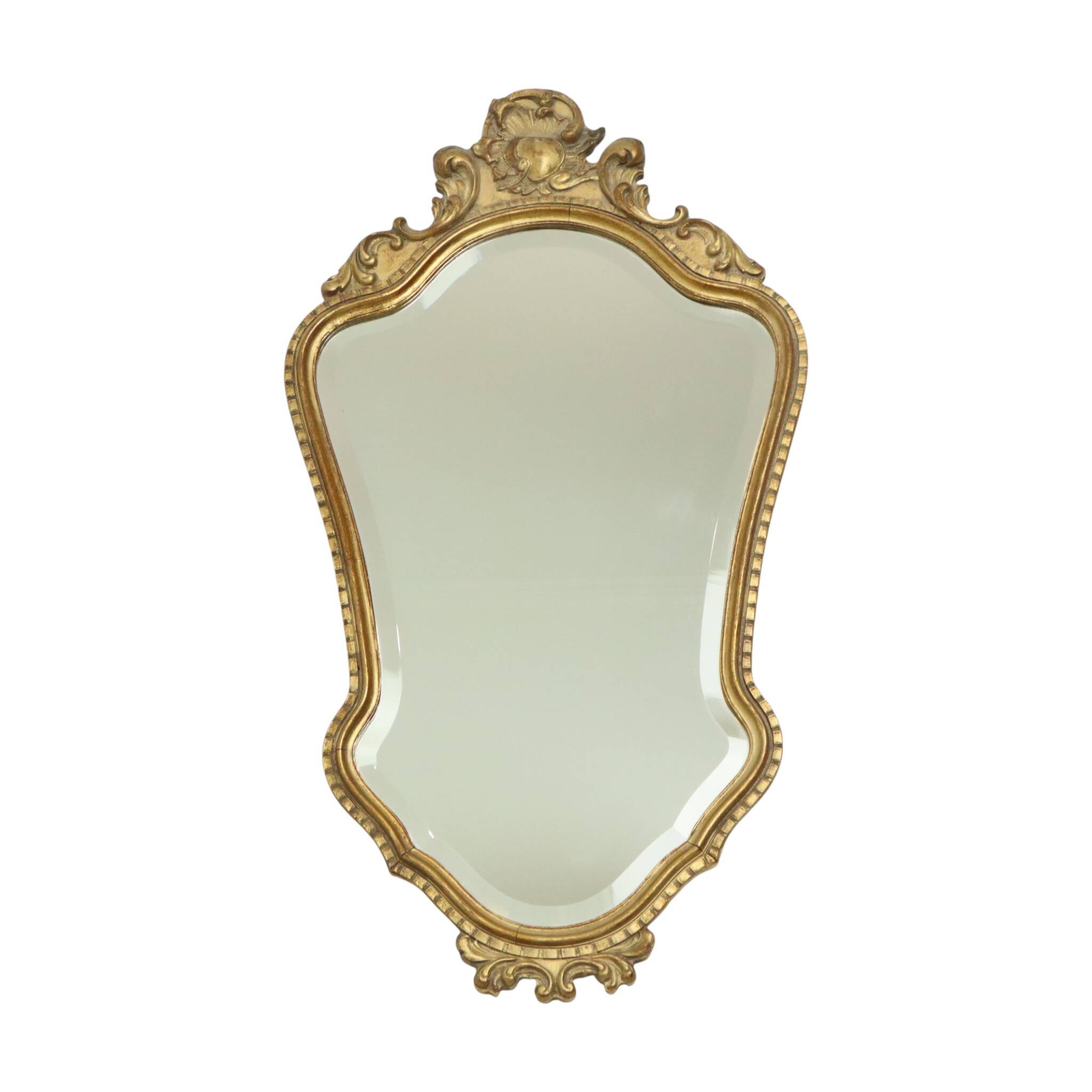 Classic Facet Cut Gold Leaf Mirror Deknudt 75cm