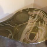 Table basse en onyx forme libre