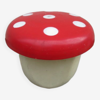 Bac de rangement de jardin vintage - forme champignon