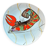 Plat 50’s décor langouste