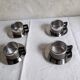 Set of 4 cups Casalinghi Sto made in Italy stainless steel 18/10