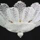 Turin, Large Size Italian Murano Glass Ceiling Light or Flush Mount, 1970s