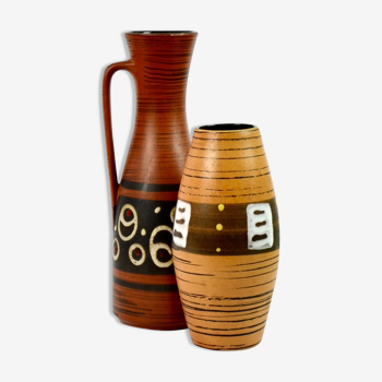 Duo de vases West Germany 60