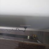 Vintage TV bar cabinet on casters