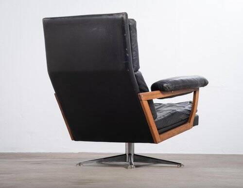 Swivel Armchair attributed to André Vandenbeuck for Strässle, 1960s