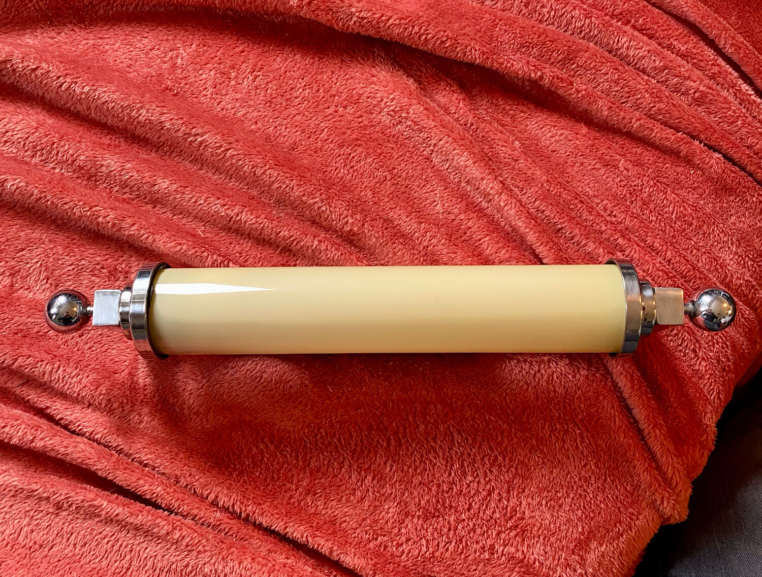 Bahaus chrome wall lamp