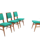 Mid century french dining chairs 1950