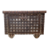 Antique coffre de mariage bois et fer, Inde, XIXème