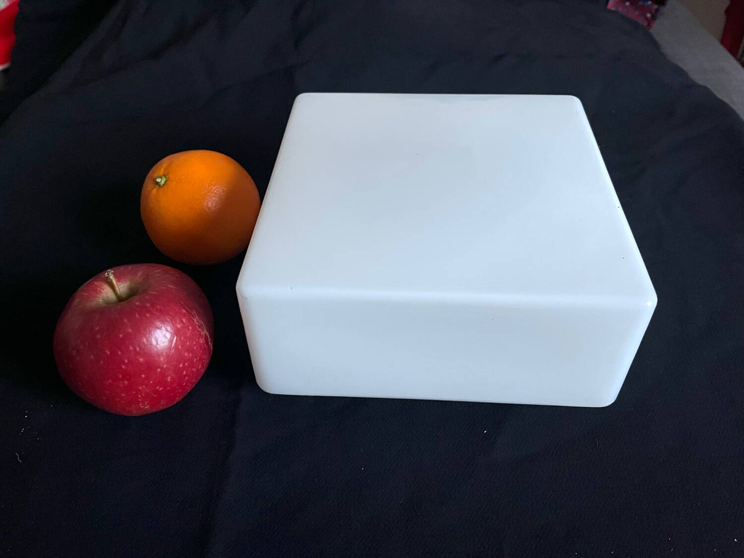 Opaline square perfect wall light or ceiling light