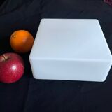Opaline square perfect wall light or ceiling light