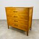 Vintage chest of drawers 50s blond wood