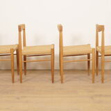 4 x dining chair | Bramin | H.W. Klein | Soaped oak | Restored