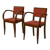 Pair of Bridge armchairs 1960s