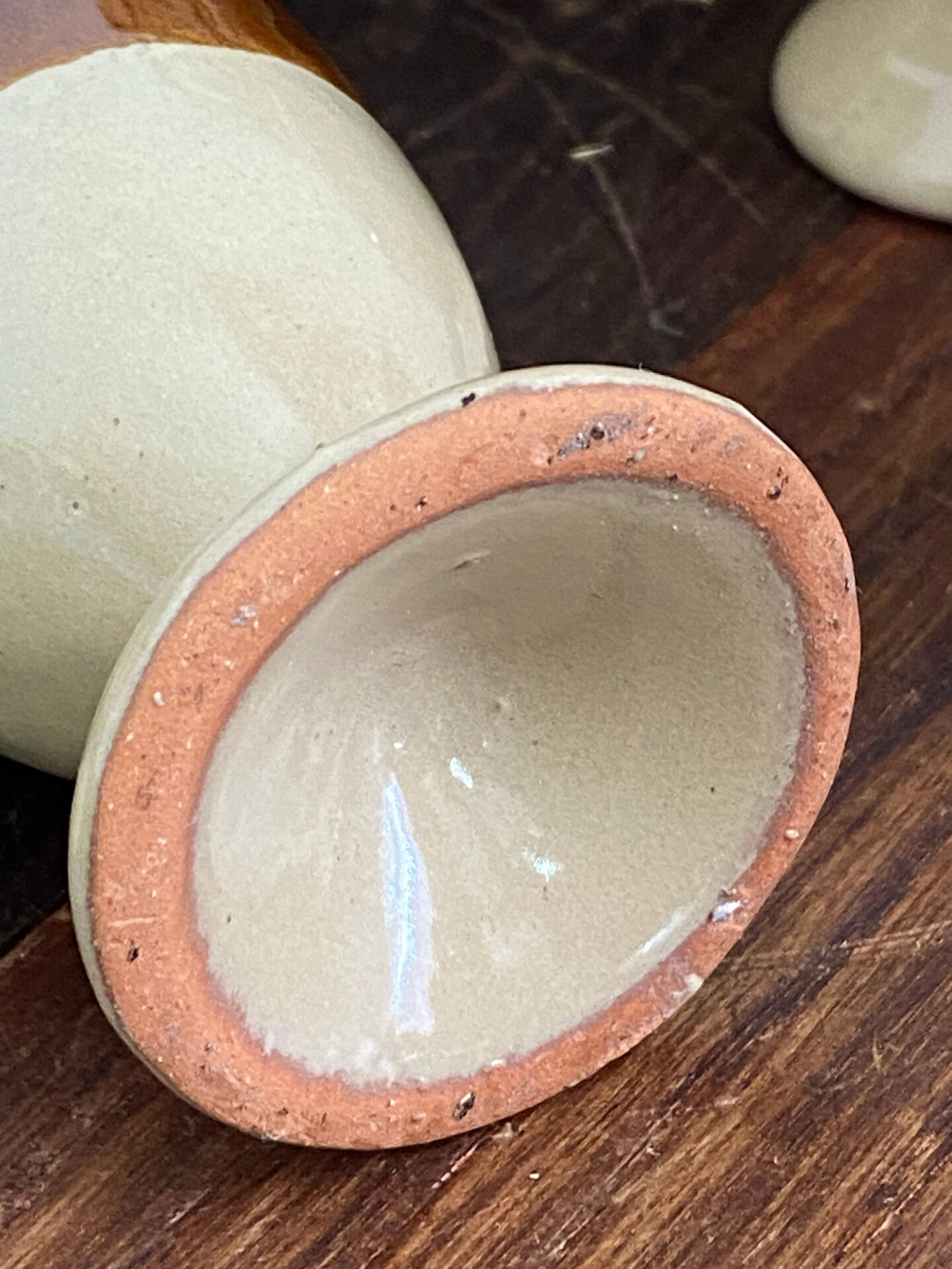 Stoneware egg cups