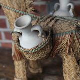 Provençal donkey in rattan