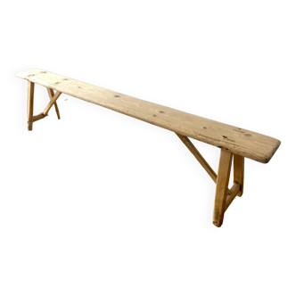 Banc de ferme restauré - 193 cm