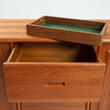 Danish teak Dyrlund sideboard with drawers and doors