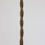 Suspension mid-century en chrome et verre de murano, italie