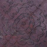 4x8 Shades Of Purple Oriental Handmade Wool Turkish Vintage Rug, 140x230Cm