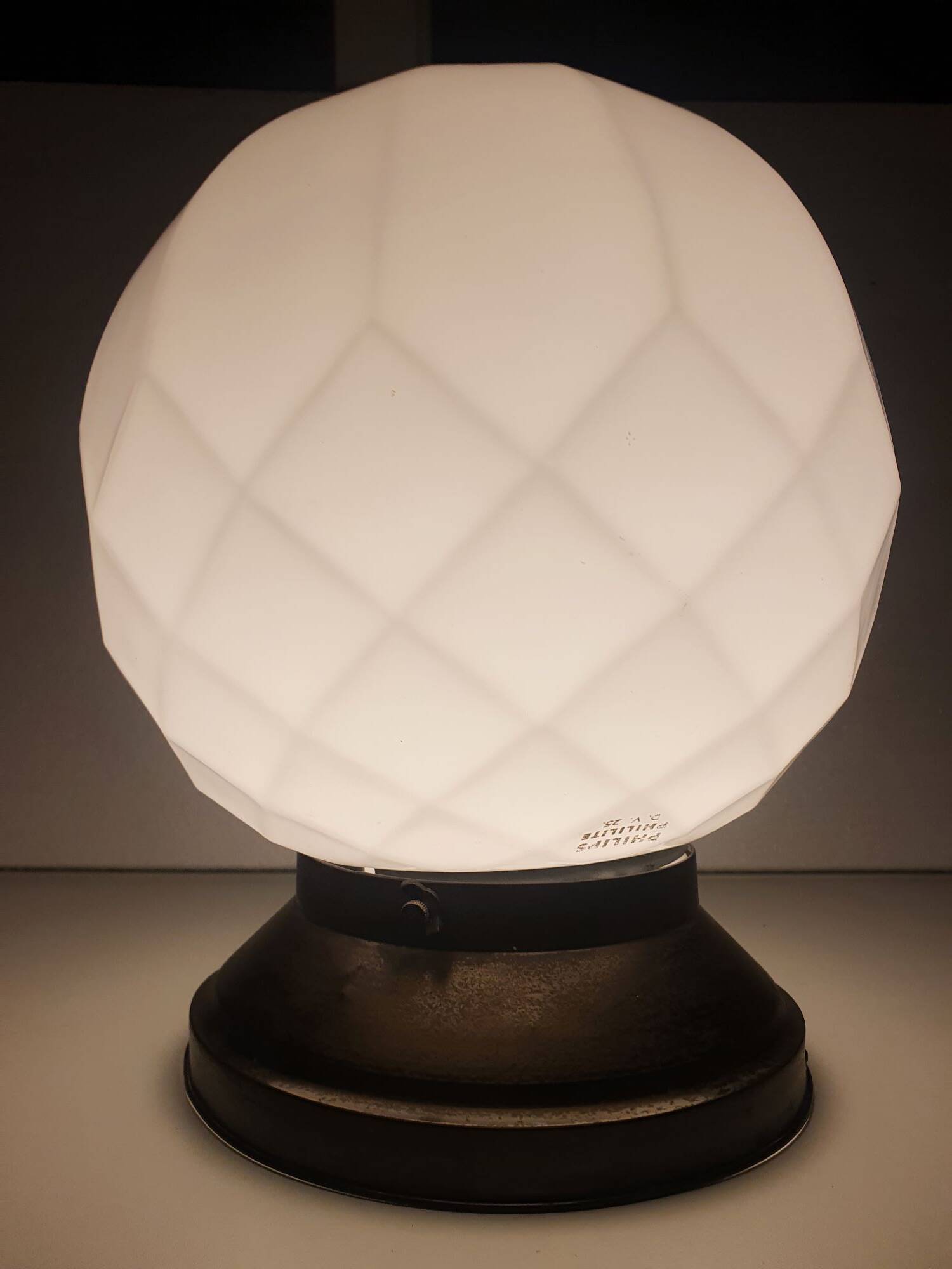 Philips Phililite ceiling light, old 1930s art deco