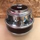 Old deco maella ice bucket red plastic & chrome made in spain