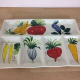 Italian ceramic platter for appetizers.