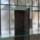 Roche Bobois stone and glass sculpture shelf 1970s