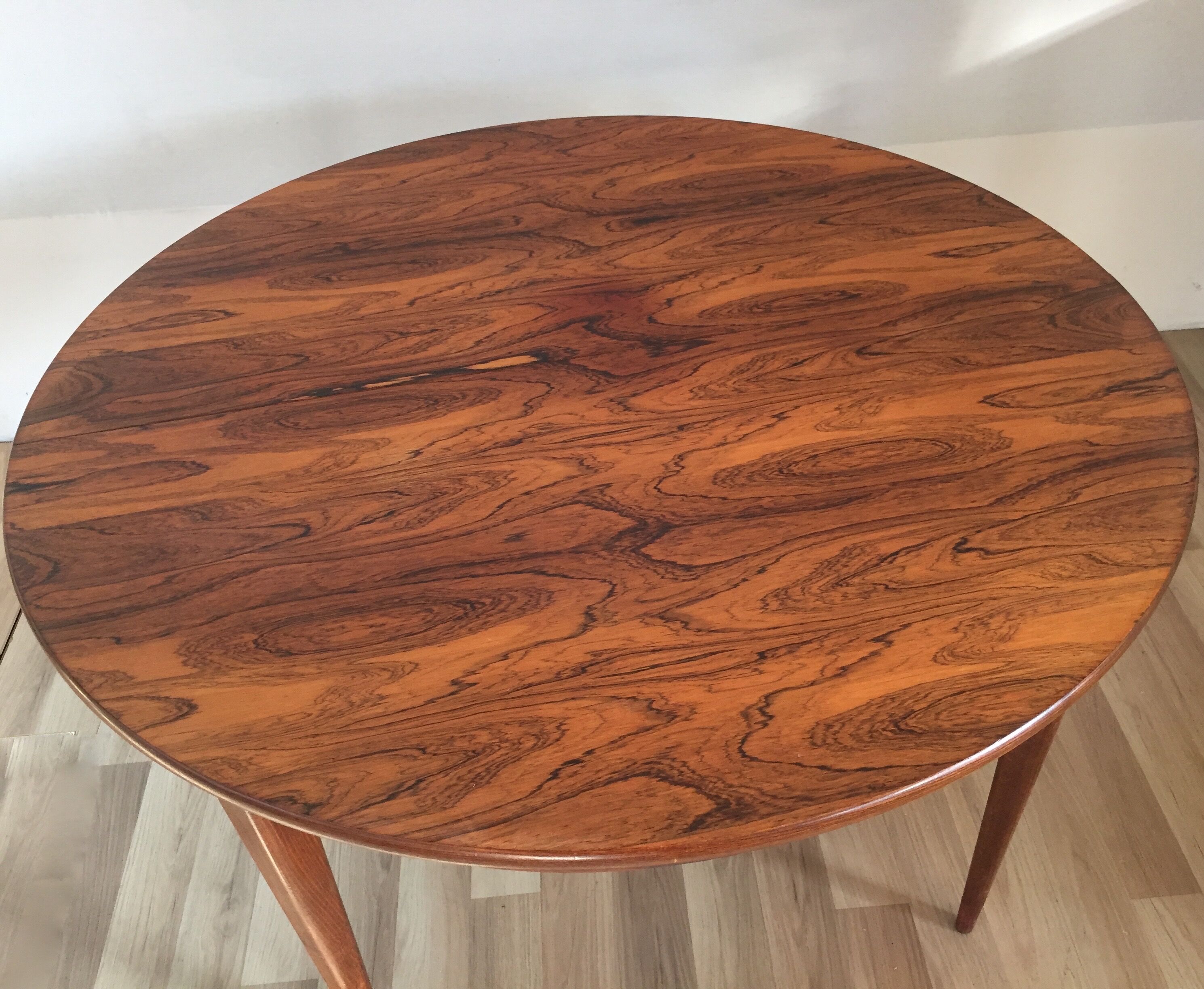 Scandinavian rosewood dining table