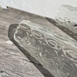 Brass and glass wall lamp 1950