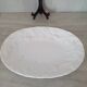 Large serving dish in white Barbotine