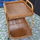 Bamboo serving cart