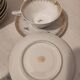 Tea/coffee cups with saucers.