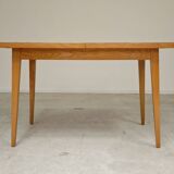 Extendable lacquered table czechoslovakia trud 1960