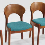 Vintage Danish dining chairs by Schou Andersens Mobelfabrik, 1960s, set of 4