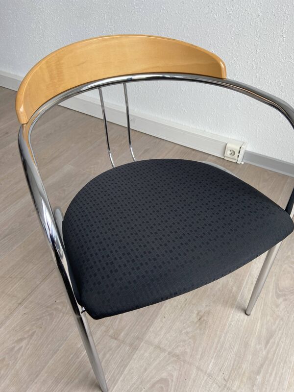 Paire de chaises gondole design