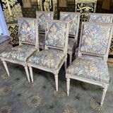 6 chaises de style louis xvi