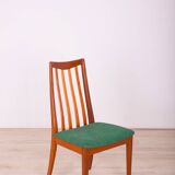 Fabric and Teak Dining Chairs by Leslie Dandy for G-Plan, 1960s, Set of 4