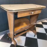 Magazine holder side table
