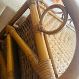 Rattan bedside table chiffonnier