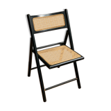 Folding canned chair