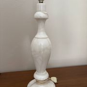 Lamp base made of genuine alabaster.
