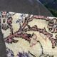 Coussin en tapis vintage fait main
