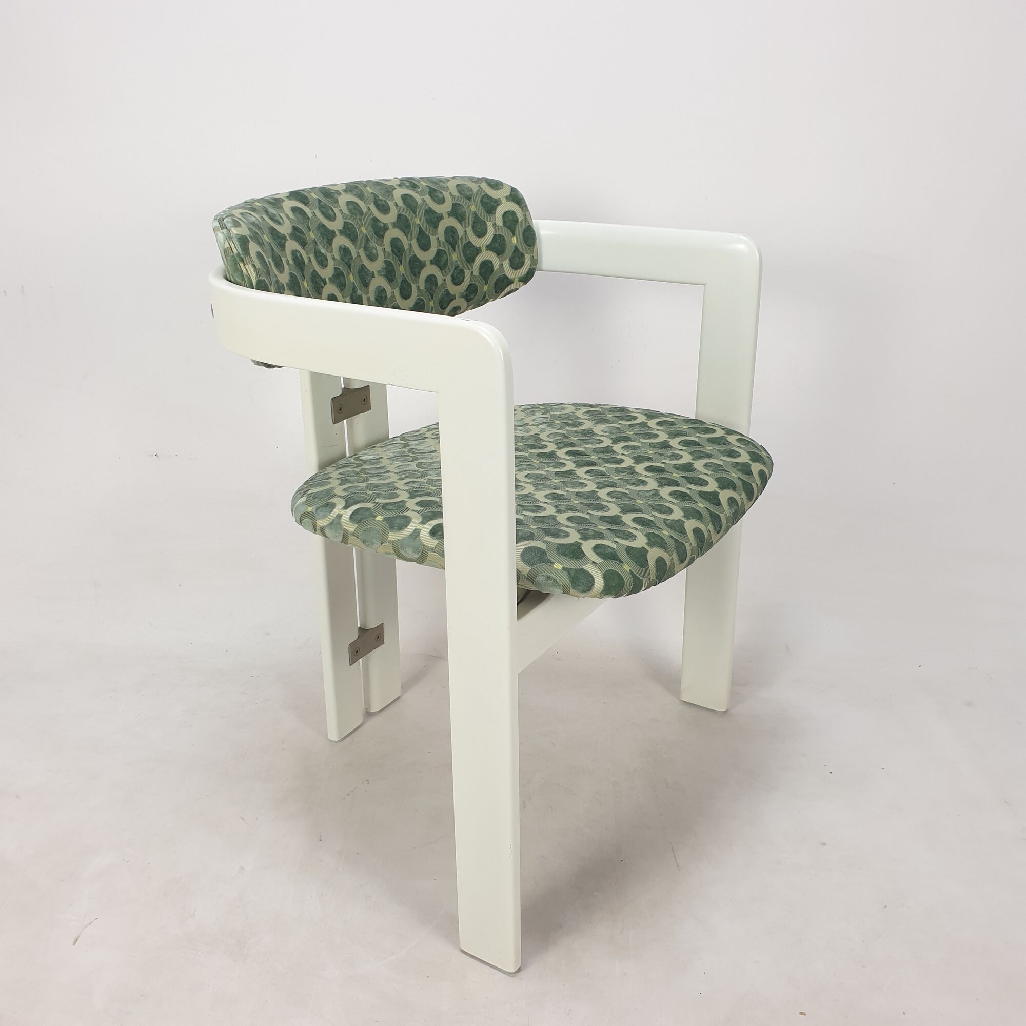 Augusto Savini for Pozzi Set of Four 'Pamplona' Chairs, Italy 1970's