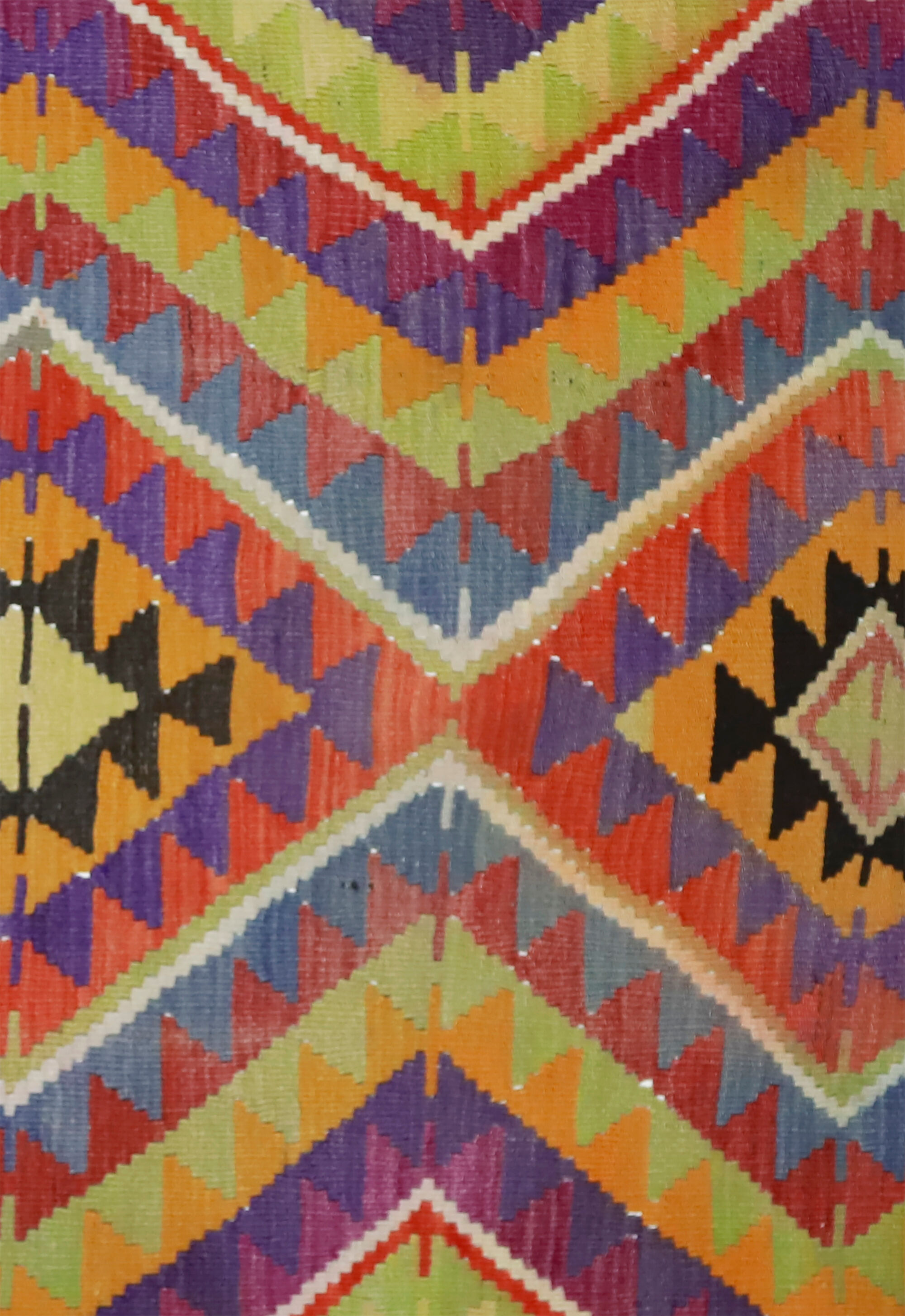 Anatolian handmade kilim rug 280 cm x 189 cm